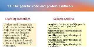 1.4 Genetic code in the DNA and RNA.pptx