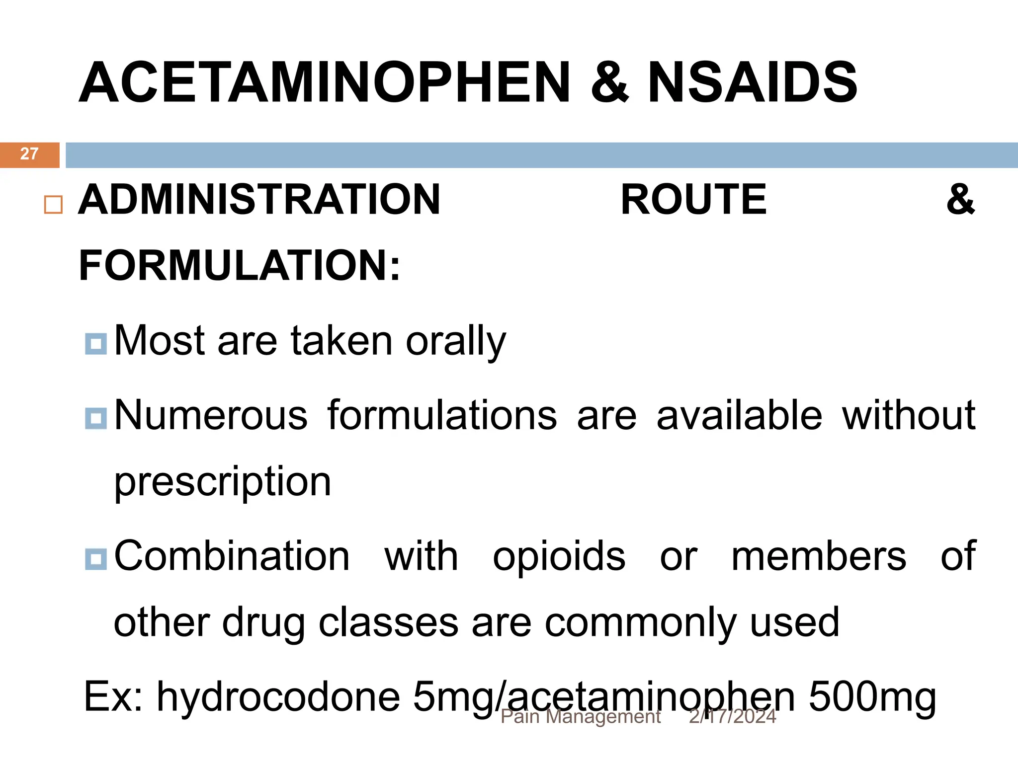 1. Pain management,pain types and pathophysiology | PPTX