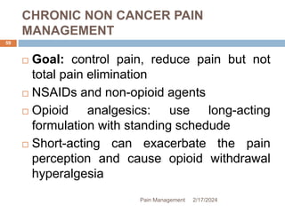 1. Pain management,pain types and pathophysiology | PPTX