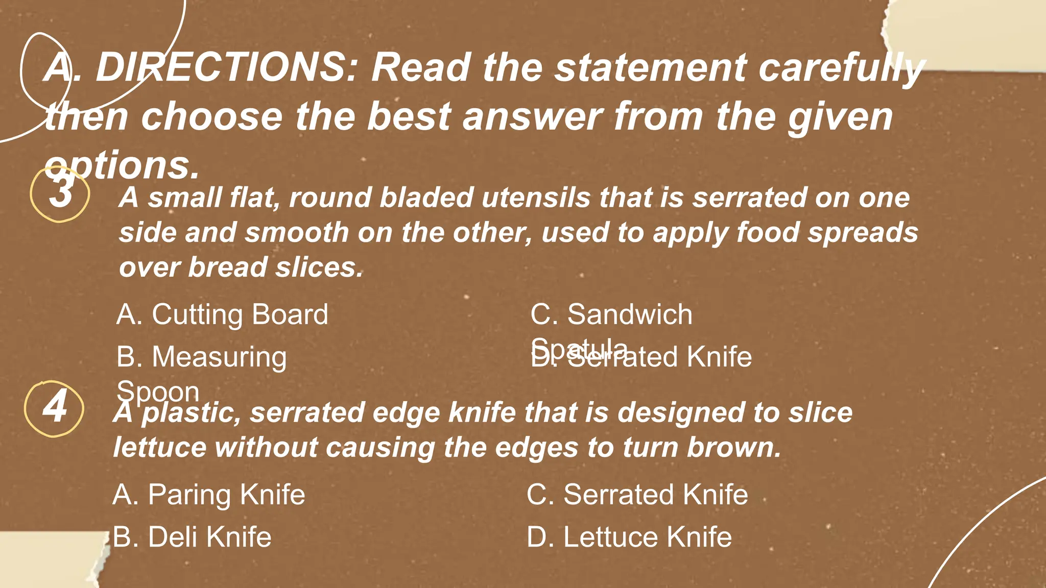 1.1 Tools, Equipment and Utensils used in Preparing Sandwiches.pptx