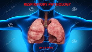 RESPIRATORY PHYSIOLOGY
DR S B PHIRI
Dr S B Phiri
 