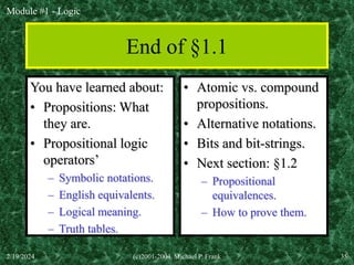 Logic - mathematics in the modern world. | PPT