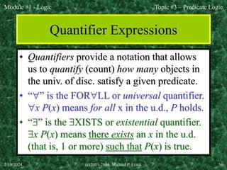 Ruler Quantifiers Logic - mathematics in the modern world. | PPT