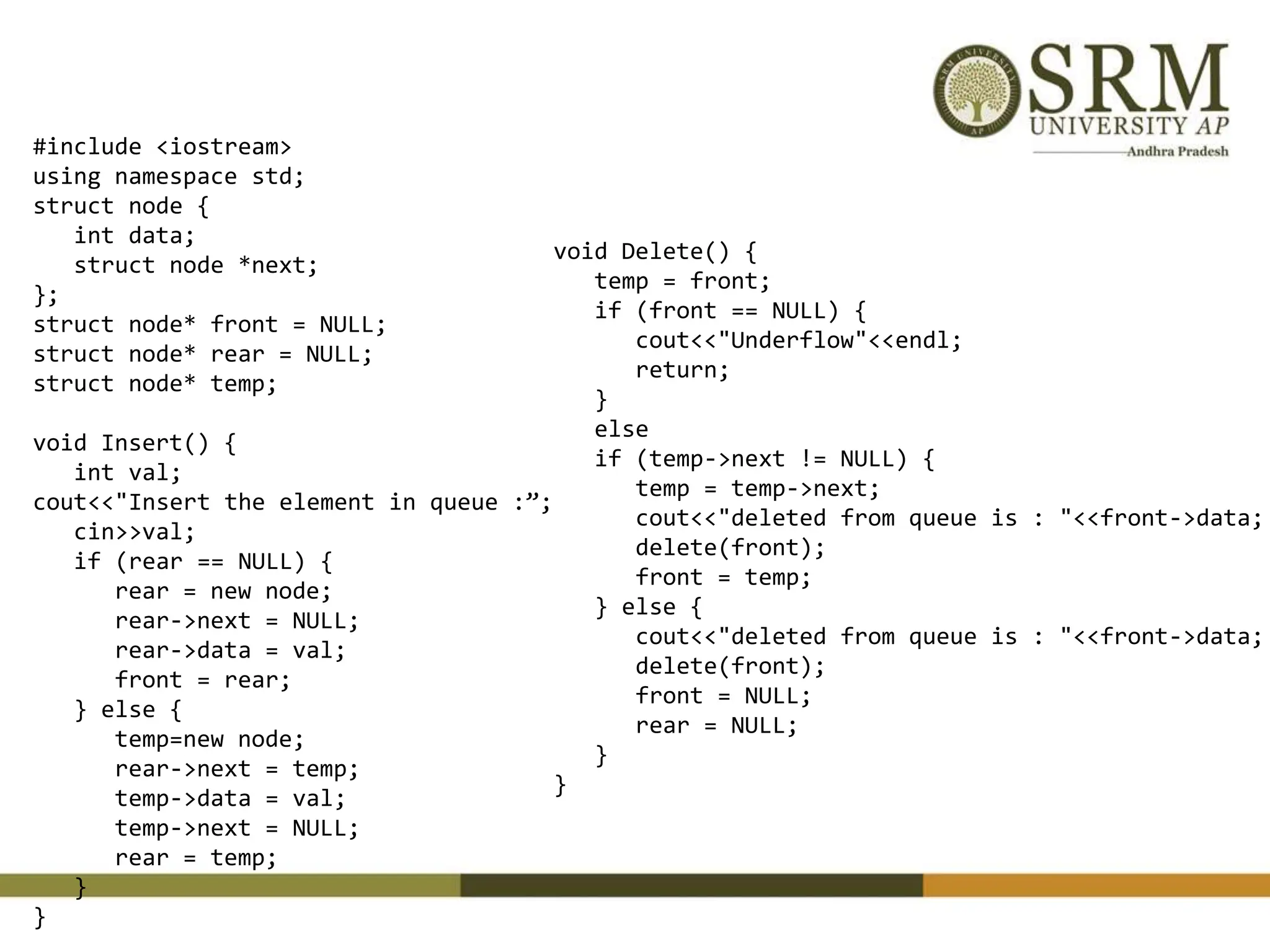 Revisiting a data structures in detail with linked list stack and queue ...