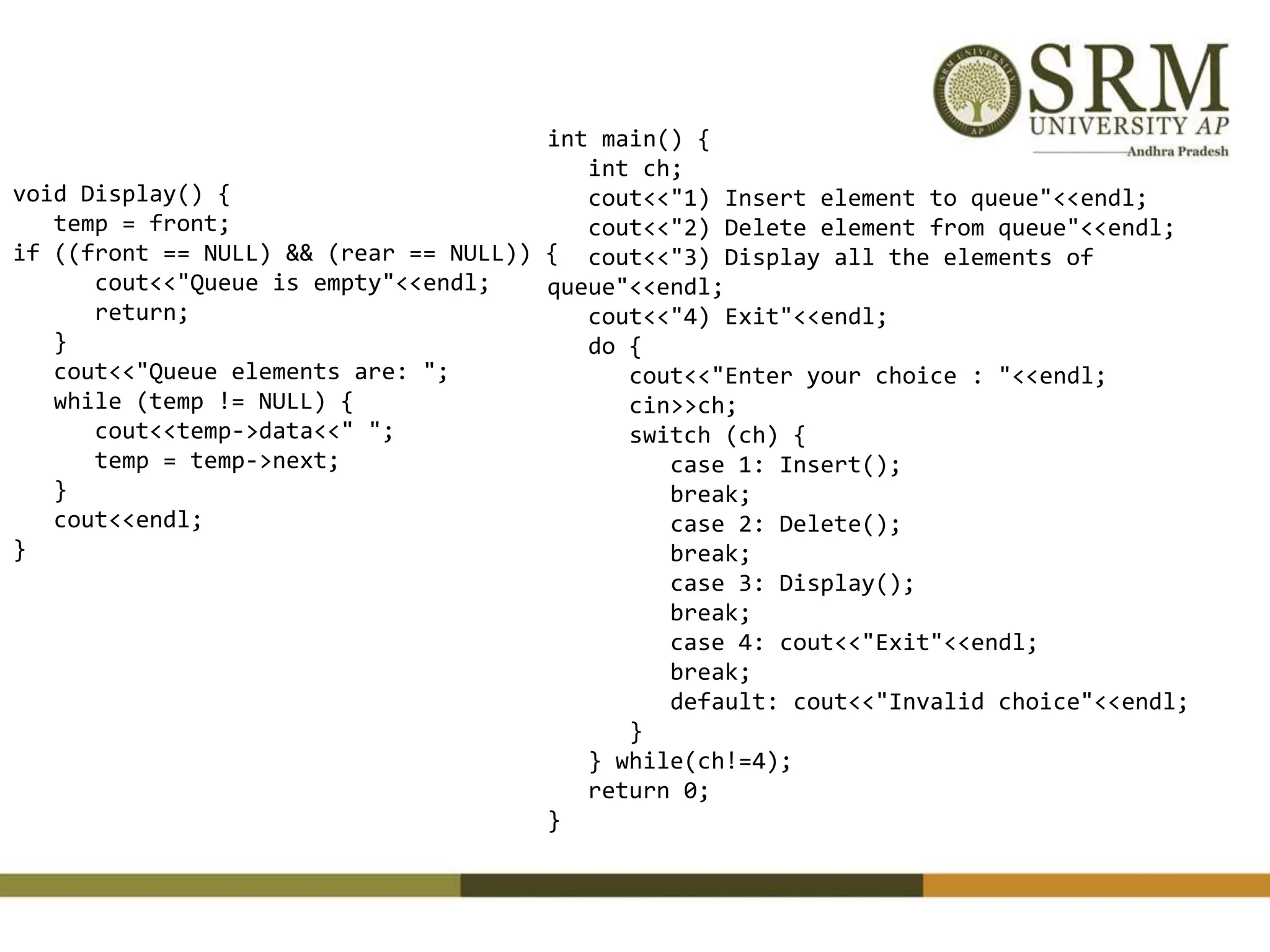 Revisiting a data structures in detail with linked list stack and queue ...