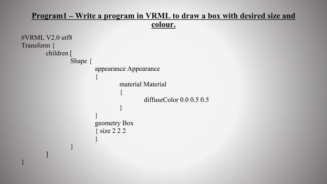 Start VRML using Cortona 3d (RapidViewer3d) | PPT