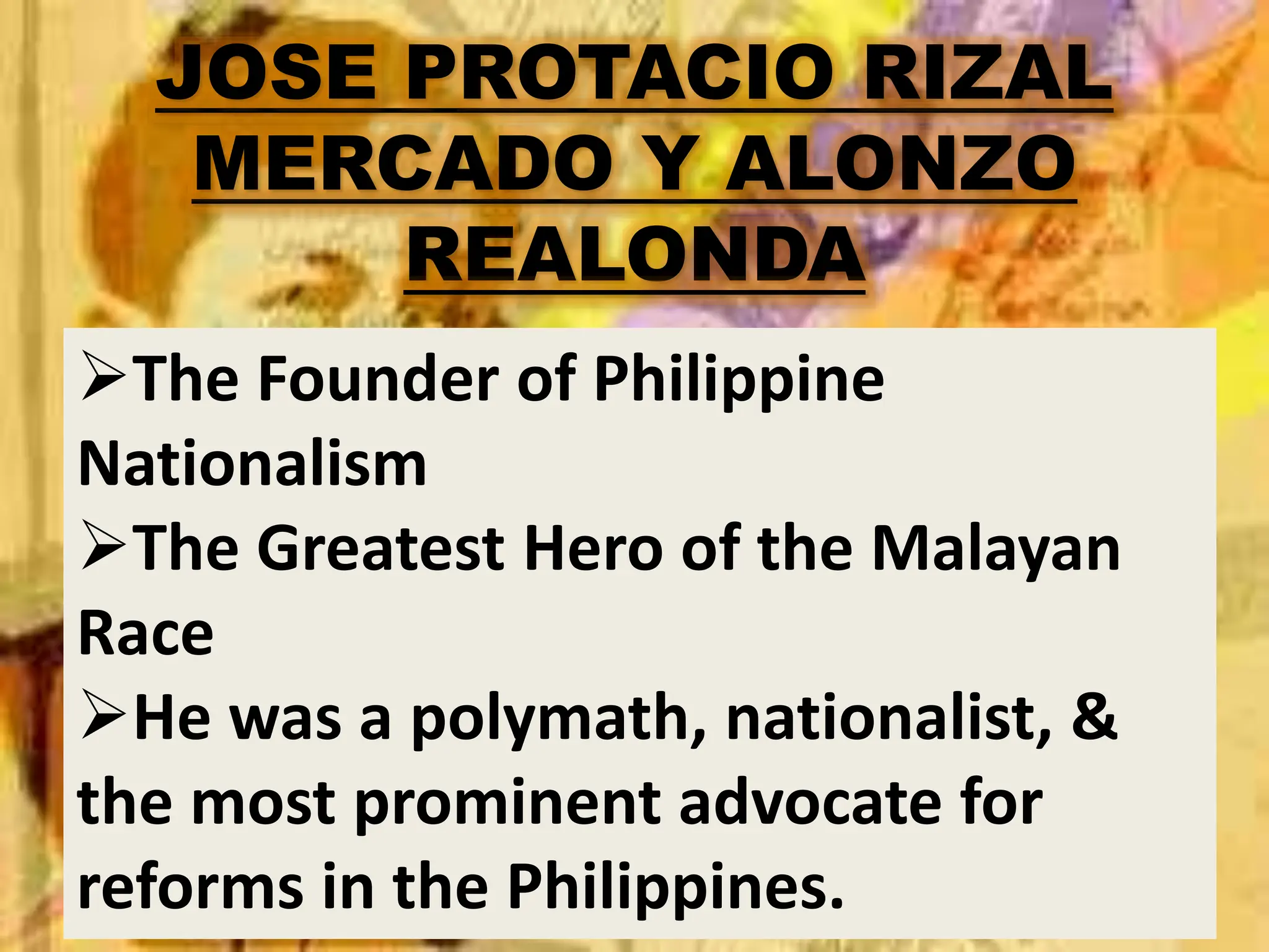 RA 1425 RIZAL LAW ,ITS PROPONENTS AND WHY IS IT CONSIDERED AS ...