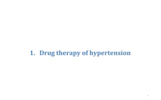 1. Drug therapy of hypertension
1
 