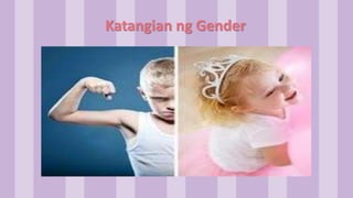 Katangian ng Gender
 