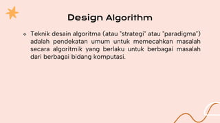 pertemuan 1__Desain dan analisis algoritma | PPTX