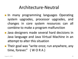 1.INTRODUCTION TO JAVA_2022 MB.ppt . | PPT