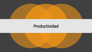 Productividad
 