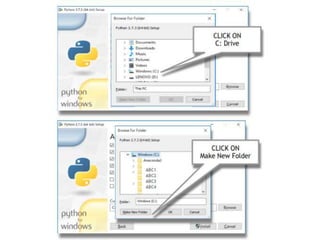 Introduction to Python features history and download.pptx
