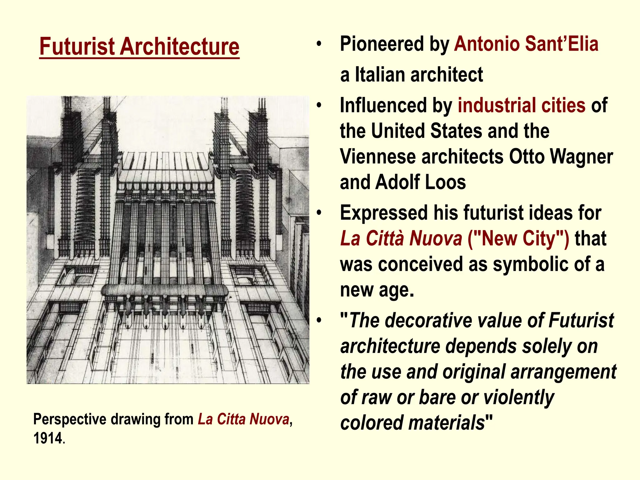1.Futurism a style in history of architecture | PPT