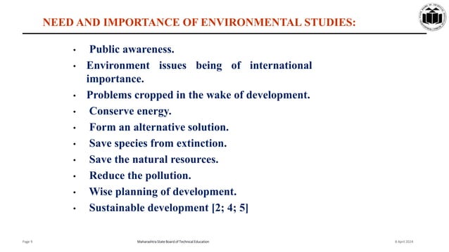 1.ENVIRONMENT first chapter ppt of msbte | PPTX | Environmental ...