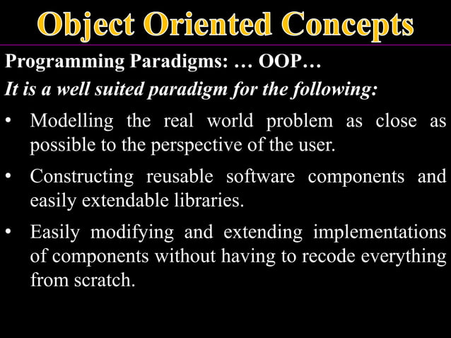 1. OBJECT ORIENTED PROGRAMMING USING JAVA - OOps Concepts.ppt