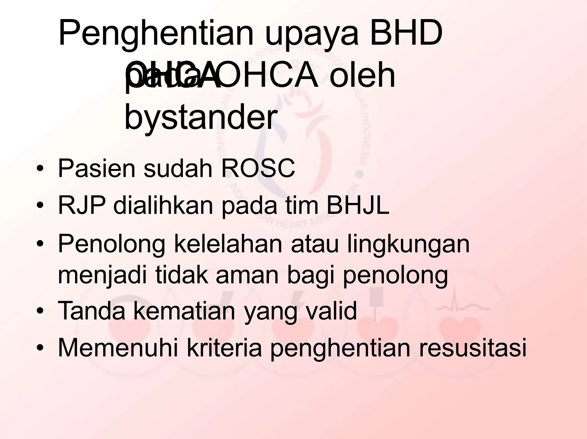 1. BHD PERKI.pptx, materi tentang bagaimana melakukan bhd pada korban ...