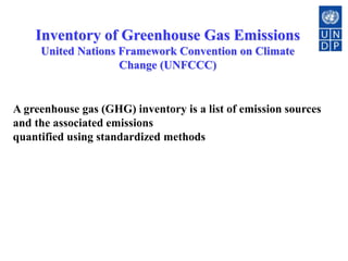 Climate Change inventory related to Environment | PPT