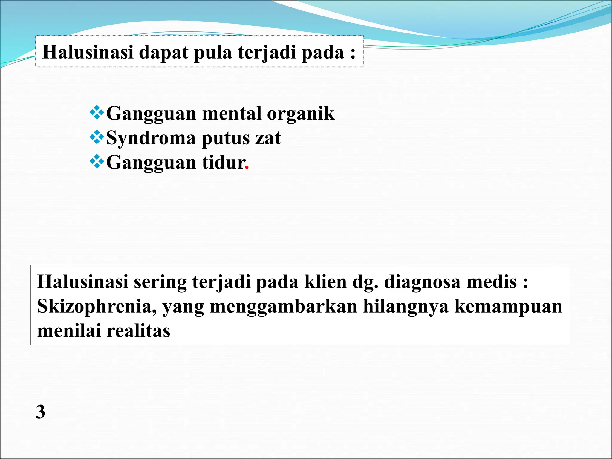 Materi Asuhan Keperawatan Jiwa Halusinasi | PPT