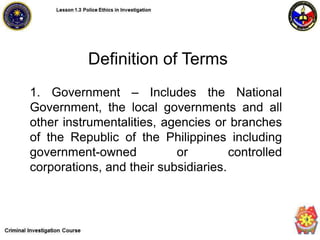 1.3-Pofessional Conduct and Ethical Standard. | PPTX