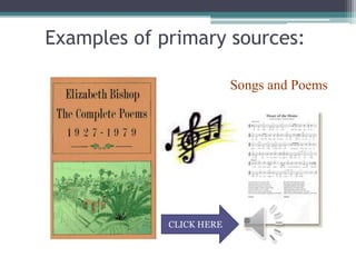 PrimaryandSecondarySources of information.ppt