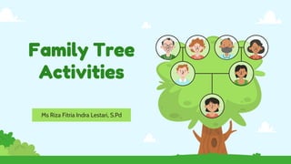 Family Tree
Activities
Ms Riza Fitria Indra Lestari, S.Pd
 