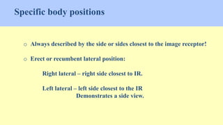 Dynamic Position Radiology 1. Radiology Positioning_By Anupam Das | PDF