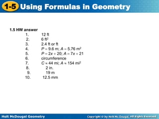 Formulas Geometry PPT Formulas Geometry PPTSoftware VN | PPT