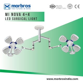 MI NOVA 4+4  LED SURGICAL LIGHTS  Morbros India