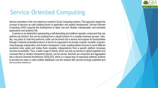 Service Oriented Computing
 
