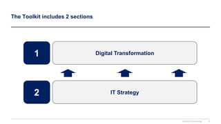 Digital Transformation and IT Strategy Toolkit and Templates | PPTX