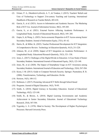 "Impact of academic streams on ICT awareness and academic performance ...