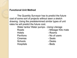 Projected Units Methods Visual PRELIMINARY PROJECT ESTIMATES of project.pdf