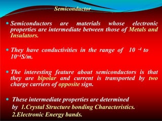 Semiconductor PPT Basic Electronics for Eng | PPTX