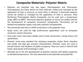 1.A composite material is a combination of two materials with different ...