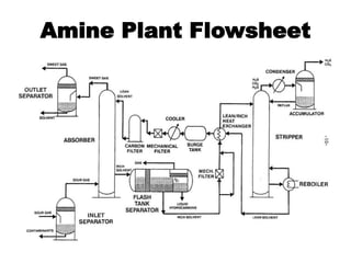 Amine Plant Flowsheet
 
