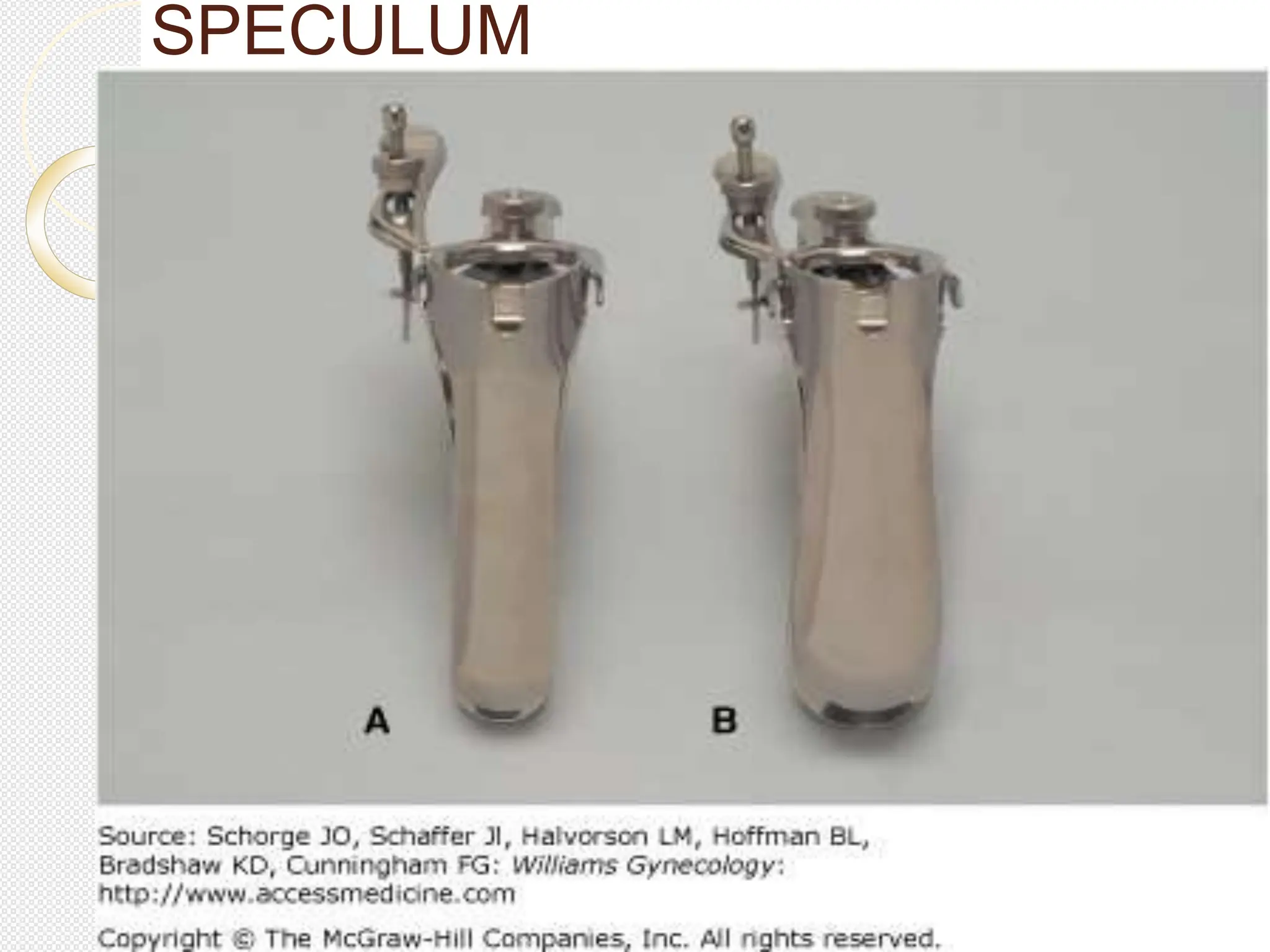 SPECULUM
 