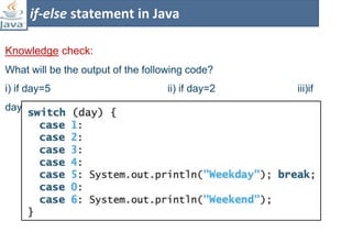 22AD201 – Java Programming -Decision Statements.pptx