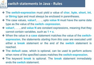 22AD201 – Java Programming -Decision Statements.pptx