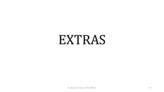 EXTRAS
Dr. Shachi P, Dept. of ECE, BMSCE 61
 