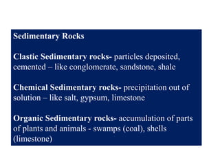 1. Rock types.ppt. for BS level students | PPT