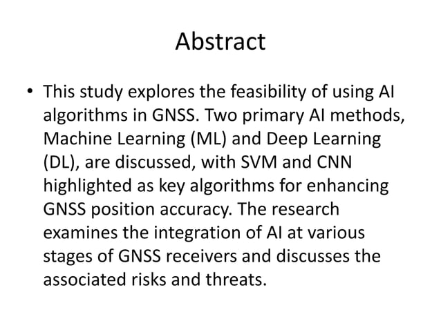 1.Possibilities of AI Algorithm Execution in GNSS.pptx