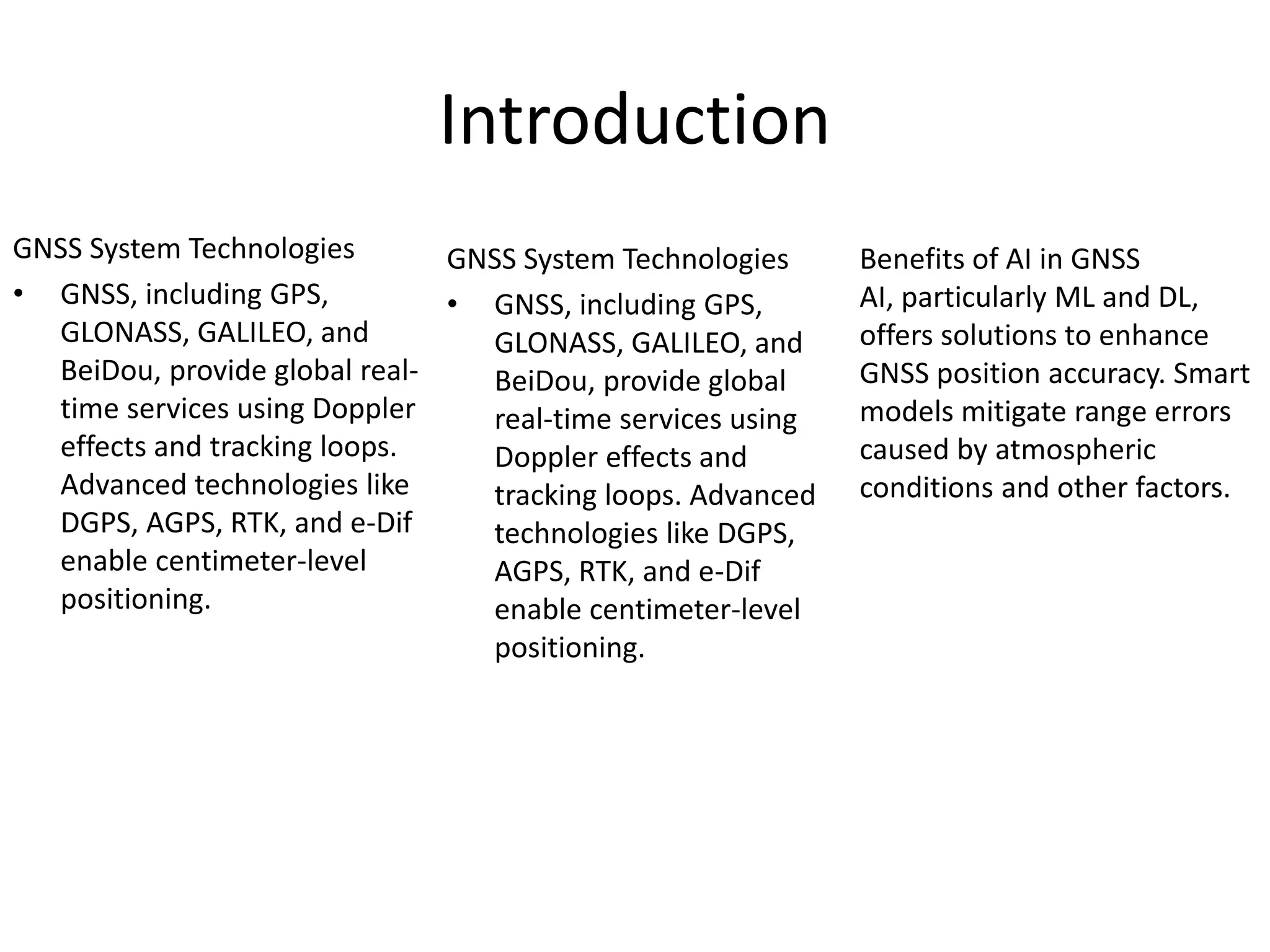 1.Possibilities of AI Algorithm Execution in GNSS.pptx | Free Download