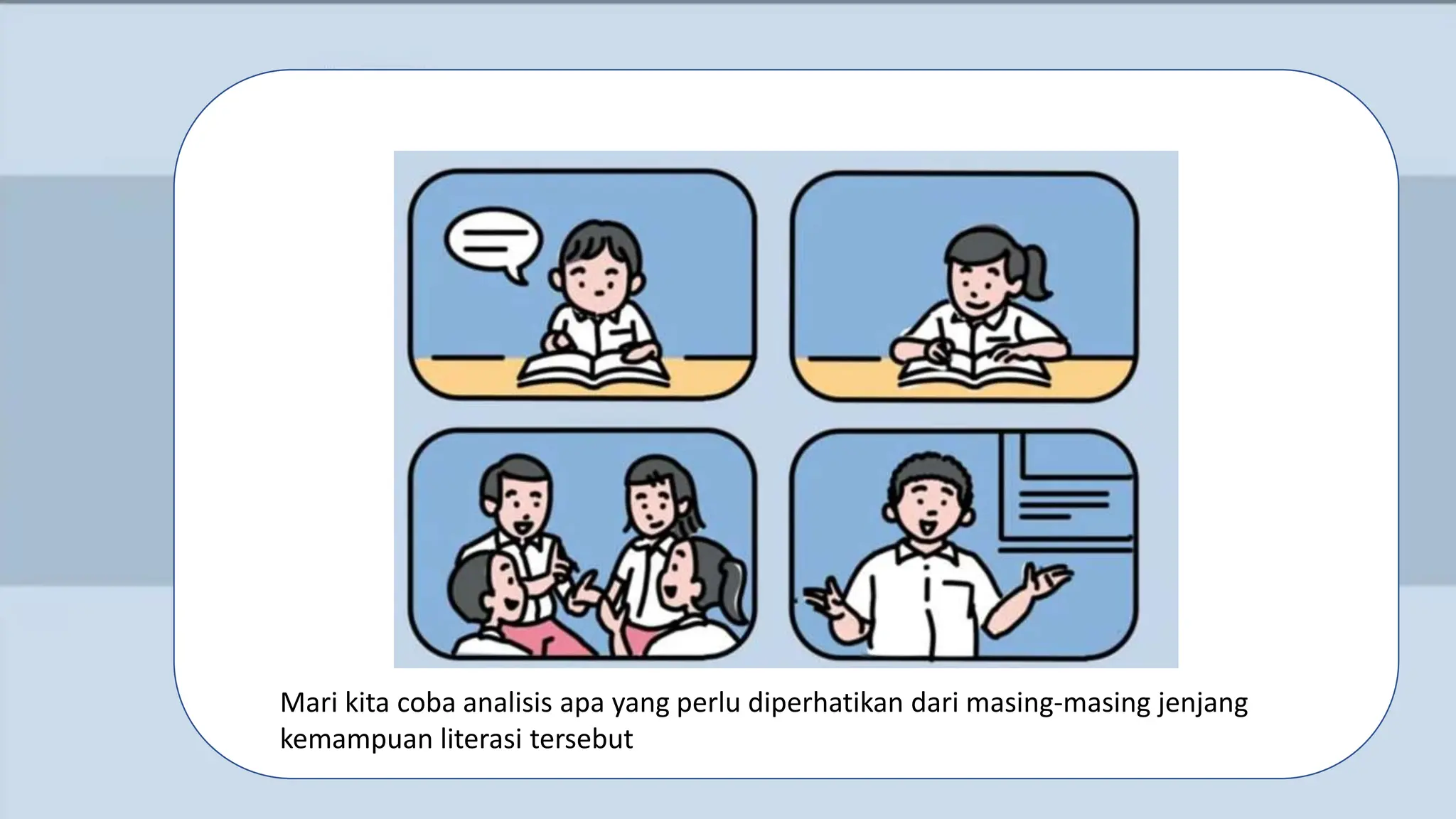 Dewi Lestari berdiskusi dengan pembaca di acara literasi