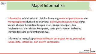 Mapel Informatika pada Kurikulum Merdeka | PPTX