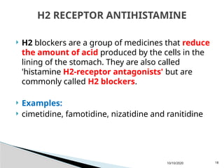 1. ANTIHISTAMINIC AGENTS PMC-I 5TH SEM UNIT01 | PPTX