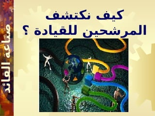 ‫نكتشف‬ ‫كيف‬
‫؟‬ ‫للقيادة‬ ‫المرشحين‬
 