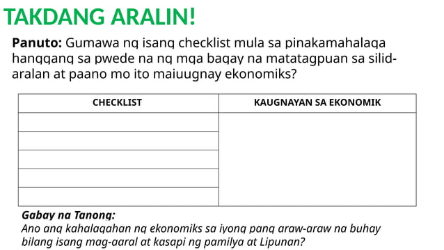 1 Kahulugan Ng Ekonomiks Ap9 Ppt Lesson1 Pptx