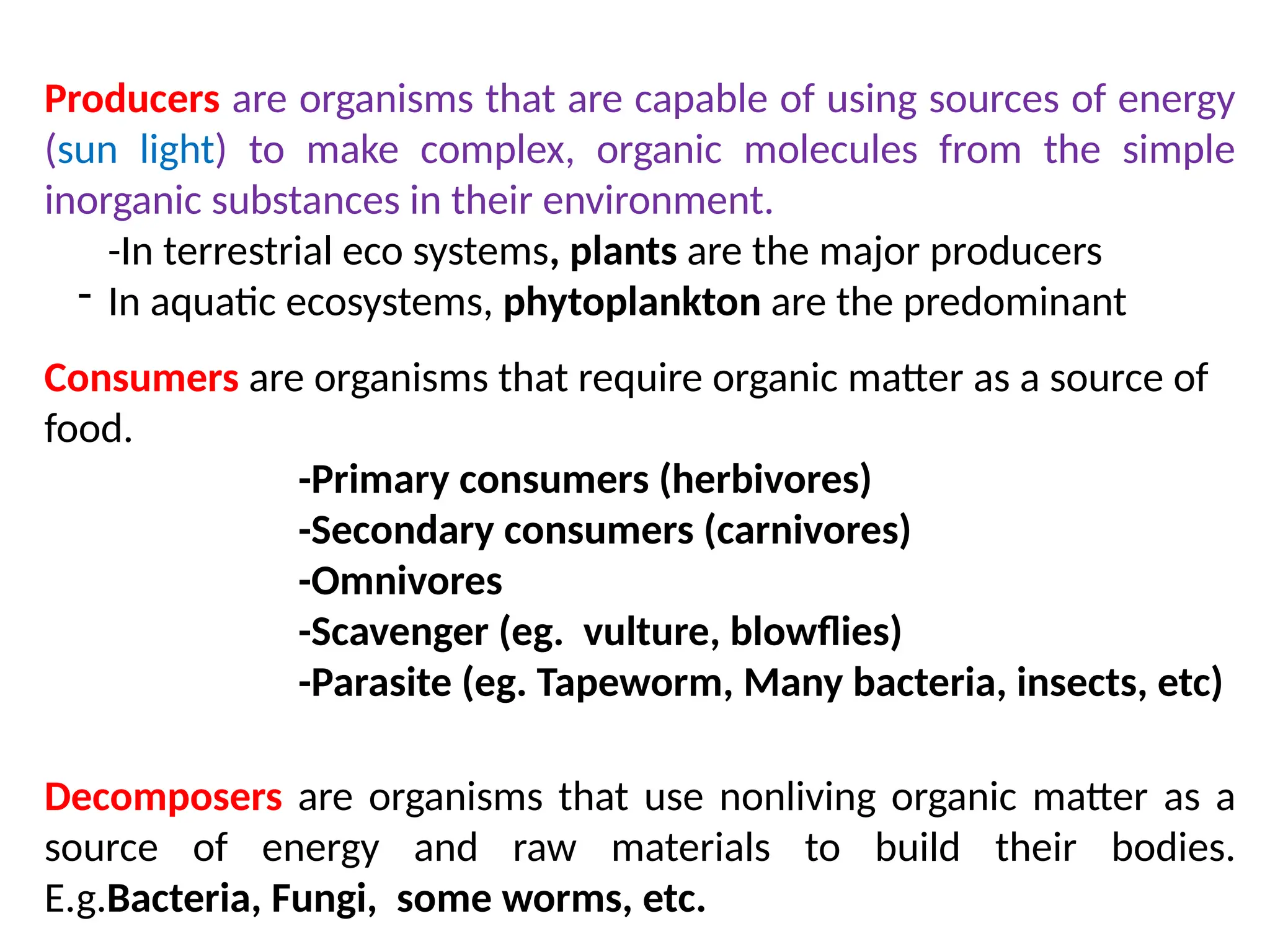 Ecosystems and their importance and classification | PPTX