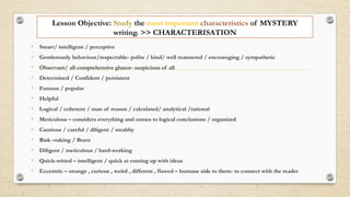 1. Mystery Writing - intro & activities (Ignite).pptx